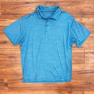 Men's Short Sleeve Blue Golf Polo Unknown Brand & Size
